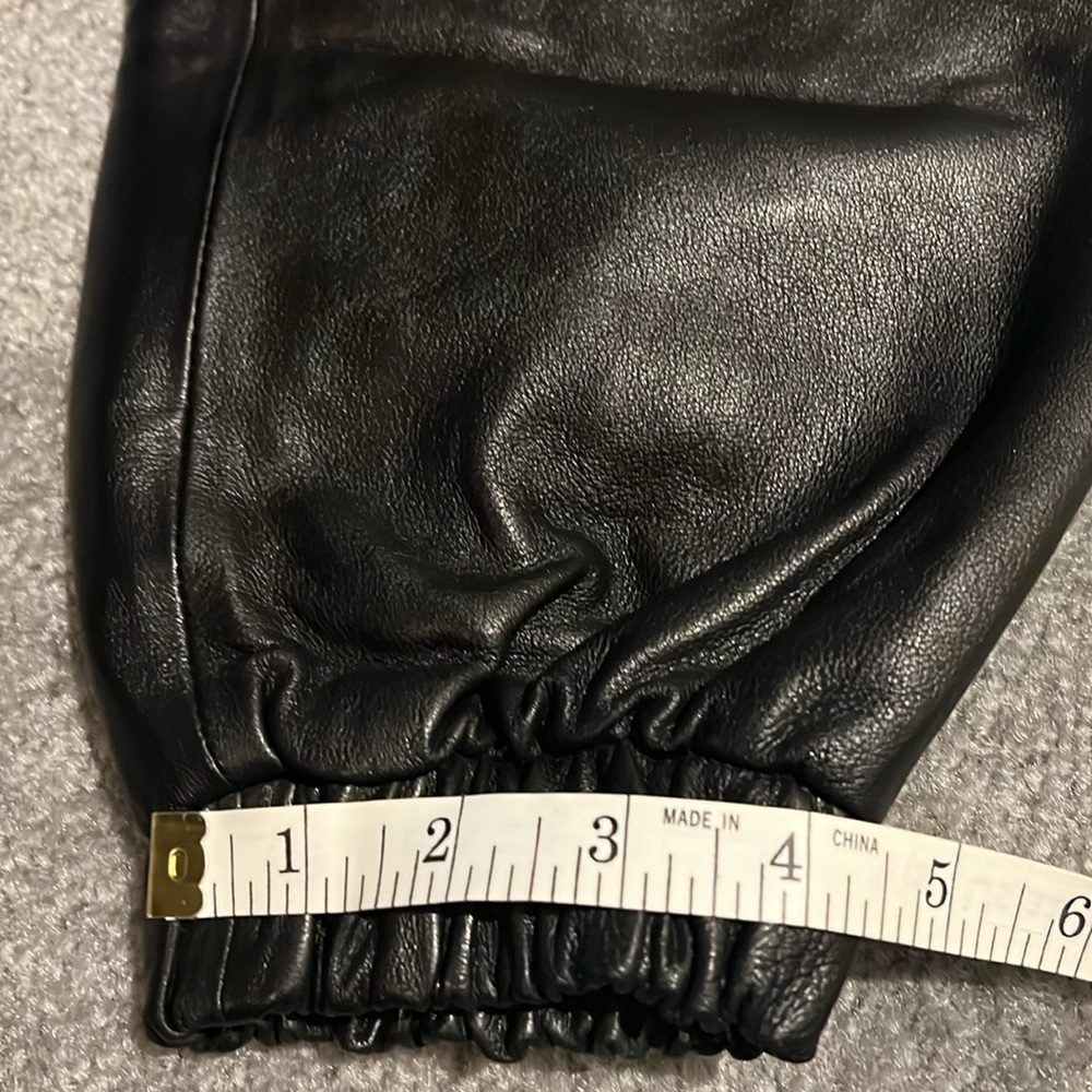 Antonio Melani Luxury Black 100% Leather Jogger Pants for Women - Picture 11 of 16